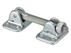 Lukenverschluss mit Stellschraube Messing vernickelt, 93mm