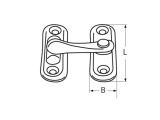 Vorreiber A2 63x19mm