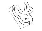 Seilkreuzverbinder A2 für 16mm Tau