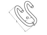 Doppelhaken A2 für 16mm Tau