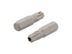 Bit für Schrauben mit Pin 1/4" CRV TX45
