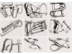 Sortimentskasten Flachschäkel 4 - 8 mm, 27-teilig / A4-AISI 316