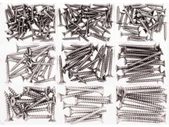 Sortimentskasten Spanplattenschrauben Senkkopf TX, 210-teilig / A4-AISI 316