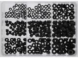 Sortimentskasten Muttern III A4 M4-M6 270-teilig, schwarz