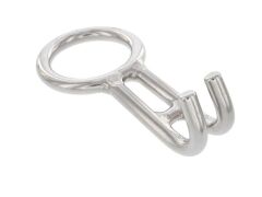 Kettenkralle kurz mit großem Ring A4 für Kette 8-10mm