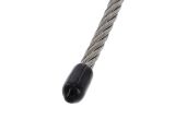 Drahtseilendkappe PVC 3,0x10mm schwarz