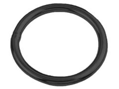 Ring, rund, geschweißt A4 3x25mm, schwarz matt
