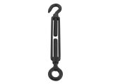 Spannschloss A4 M10, Auge-Haken, schwarz matt