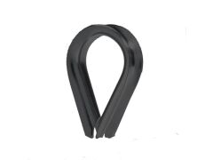 Kausche A4 10mm, schwarz matt