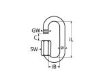 Schraubverbinder A4 7mm