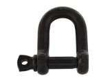Rundschäkel A4 10mm, schwarz matt