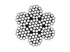 Edelstahldrahtseil weich/flexibel 7x19 sZ A4, 1570N/mm², 6mm (25m)