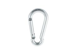 Alu-Karabinerhaken 4x40 Silber