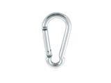 Alu-Karabinerhaken 4x40 Silber