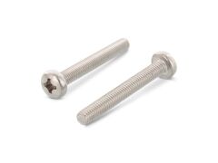 SB DIN 7985 Linsenkopfschrauben Edelstahl A4 / M5X50 PH2 8St.