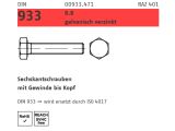 200 x DIN 933 8.8 Sechskantschrauben mit Gewinde bis Kopf...
