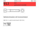 100 x DIN 912 8.8 Zylinderschrauben mit Innensechskant...