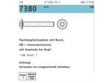 200 x ISO 7380-2 ISR Flachkopfschrauben mit...