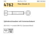 200 x ISO 4762 Zylinderschrauben mit Innensechskant M6 x...