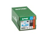 200 x SPAX FASSADENSCHRAUBE A2 LINSENSENKKOPF STARKE FRAESRIPPEN BLAX 4,5 x 43