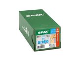 50 x SPAX-S A2 SENKKOPF FRAESRIPPEN T-STAR PLUS T40 VOLLGEWINDE CUT 8 x 160