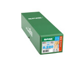 50 x SPAX-S A2 SENKKOPF FRAESRIPPEN T-STAR PLUS T40 VOLLGEWINDE CUT 8 x 240
