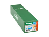 50 x SPAX-S A2 SENKKOPF FRAESRIPPEN T-STAR PLUS T40 VOLLGEWINDE CUT 8 x 400