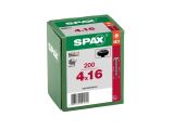 200 x SPAX HALBRUNDKOPF T-STAR PLUS T20 VOLLGEWINDE BLAX 4 x 16