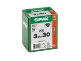 200 x SPAX SENKMULTIKOPF T-STAR PLUS T20 TEILGEWINDE BLAX 3,5 x 30