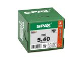 200 x SPAX SENKMULTIKOPF T-STAR PLUS T20 TEILGEWINDE BLAX  5 x 40