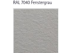 10er Pack Sichtschutzstreifen - Glatt / Lederstruktur - 191 x 2550mm - 1,1mm Premium - RAL 7040 Fenstergrau