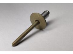 Sonderposten - 500 Stück TIFAS® Blindniet A 5,0 X 10,0 AL/A2 K14 / Pulverbeschichtet in Tiger 68/15235 ca. C32 Hellbronze Feinstruktur Matt HWF