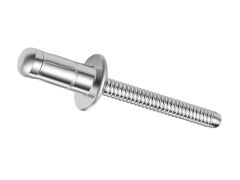 250 x H-Power Hochfeste Blindniet Edelstahl A2/ A2 Flachkopf 6,4x18,5 - Klemmbereich: 10,8-12,8mm