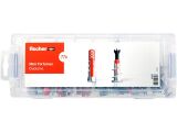 1 x fischer MiniFixTainer DuoLine Duopower und Gipskartondübel (77 Teile)