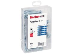 1 x fischer Meister-Box PowerFast II Halbrundkopf Schrauben VG TX (110 Teile)