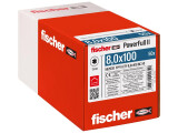 50 x fischer PowerFull II 8,0x100 SK TX VG blvz