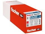 50 x fischer PowerFull II 8,0x200 ZK TX VG blvz