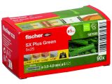 90 x fischer Dübel SX Plus Green 5x25