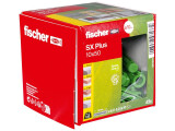45 x fischer Dübel SX Plus Green 10x50