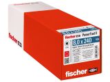 50 x fischer PowerFast II 8,0x240 SK TX TG blvz
