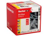 50 x fischer Dübel SX Plus 8x40 S