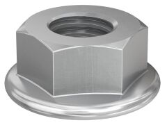 100 x fischer Flanschmutter MU F M8 A2