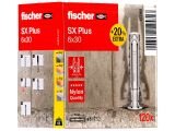 120 x fischer Dübel SX Plus 6x30 +20%