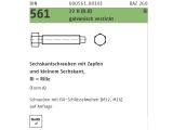 10 x Sechskantschrauben mit Zapfen DIN 561 22H / 8.8 Form...