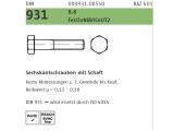 100 x Sechskantschrauben mit Schaft DIN 931 8.8 M12 x 45...