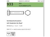 100 x Sechskantschrauben Vollgewinde DIN 933 8.8 M12 x 16...