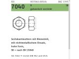 100 x Sechskantsicherungsmutter ISO 7040 Kl. 8 CE M12 SB...