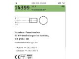 1 x HV Sechskant-Passschrauben EN14399-8 10.9 M30 x 120...