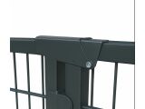 Sicherheits-Überwurf für Doppelstabmatten-Tor...