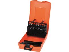 Kassette Kunststoff 19tlg. 1-10mm leer Farbe orange